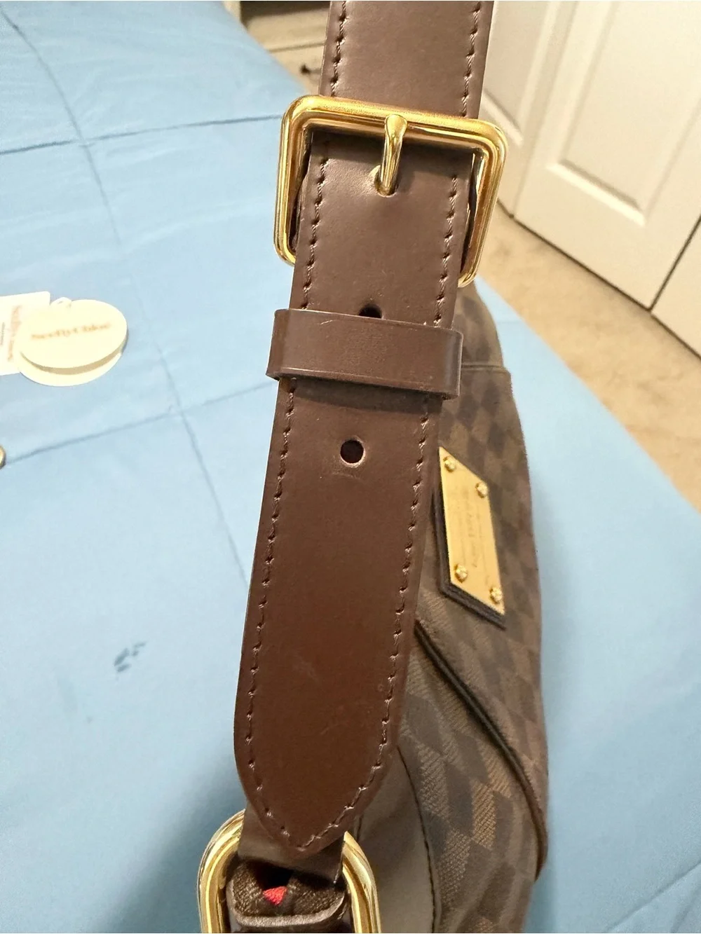 Louis Vuitton Brown Damier Ebene GM Thames Shoulder Bag